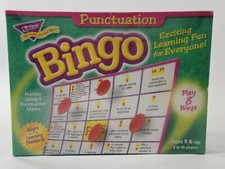 Punctuation Bingo Board Game Learning Reading Language Skills Fun Kids Gift NEW
