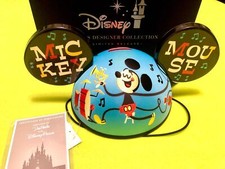 Mickey Mouse Ears Hat Cap Disney Parks Designer Collection Music Dave Perillo 