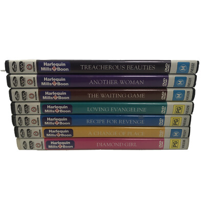 HARLEQUIN  MILLS & BOON 7 MOVIE DVD SET - AUS REGION 4 RARE