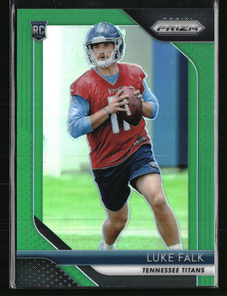 Luke Falk Panini Prizm #285 Green