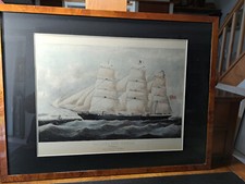 Ancienne estampe, d'après W.B. Spencer , "the James Nicol Fleming clipper"