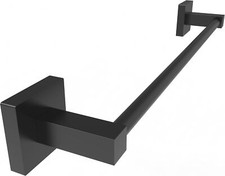 Matte Black 16 Inch Single Towel Bar Square Bath 18,