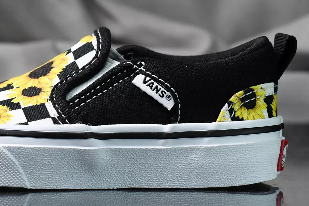 Checker sunflower best sale vans