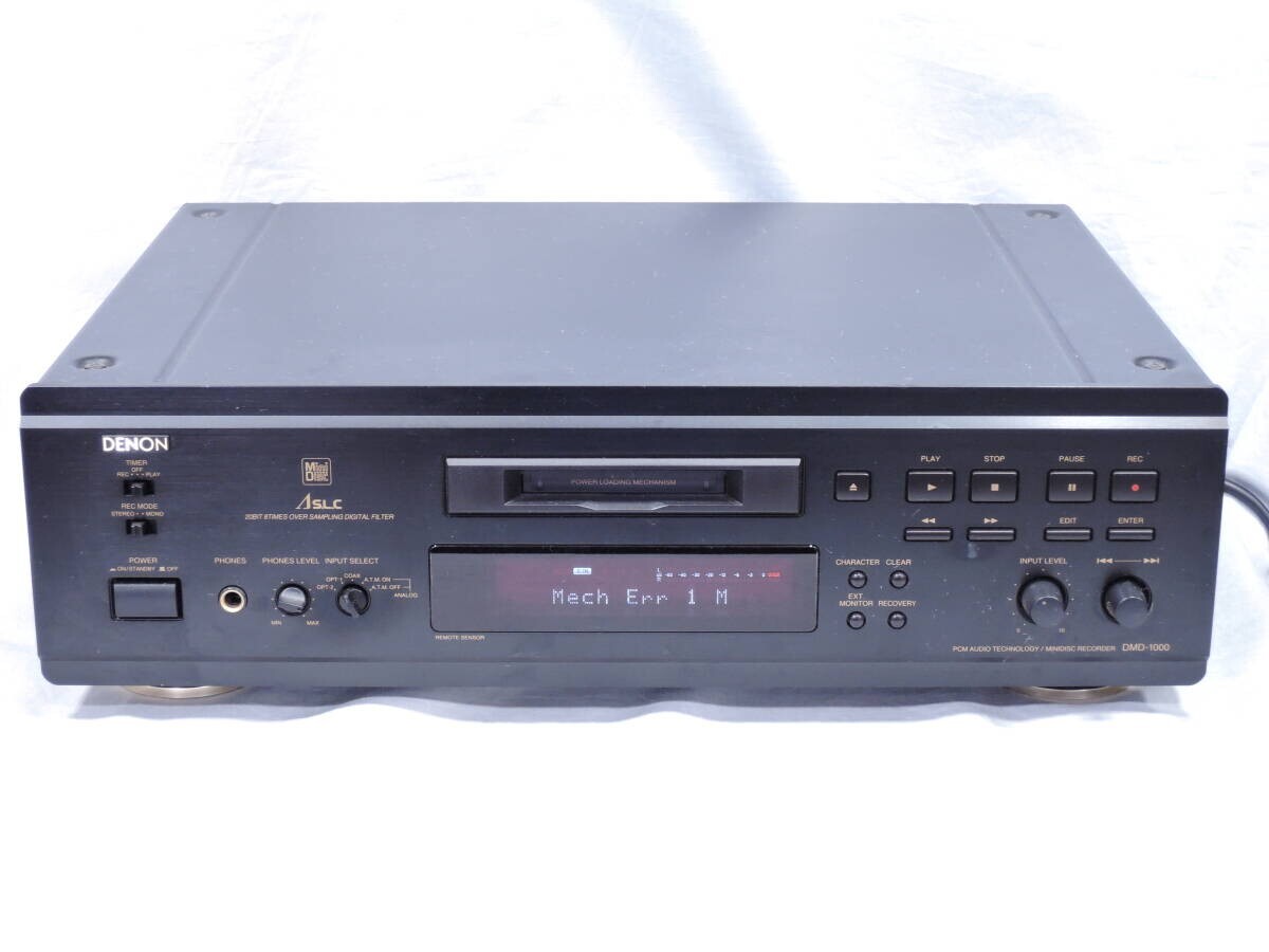 DENON DMD-1000 MD(MiniDisc) RECORDER Tested F/S Black from JP | eBay
