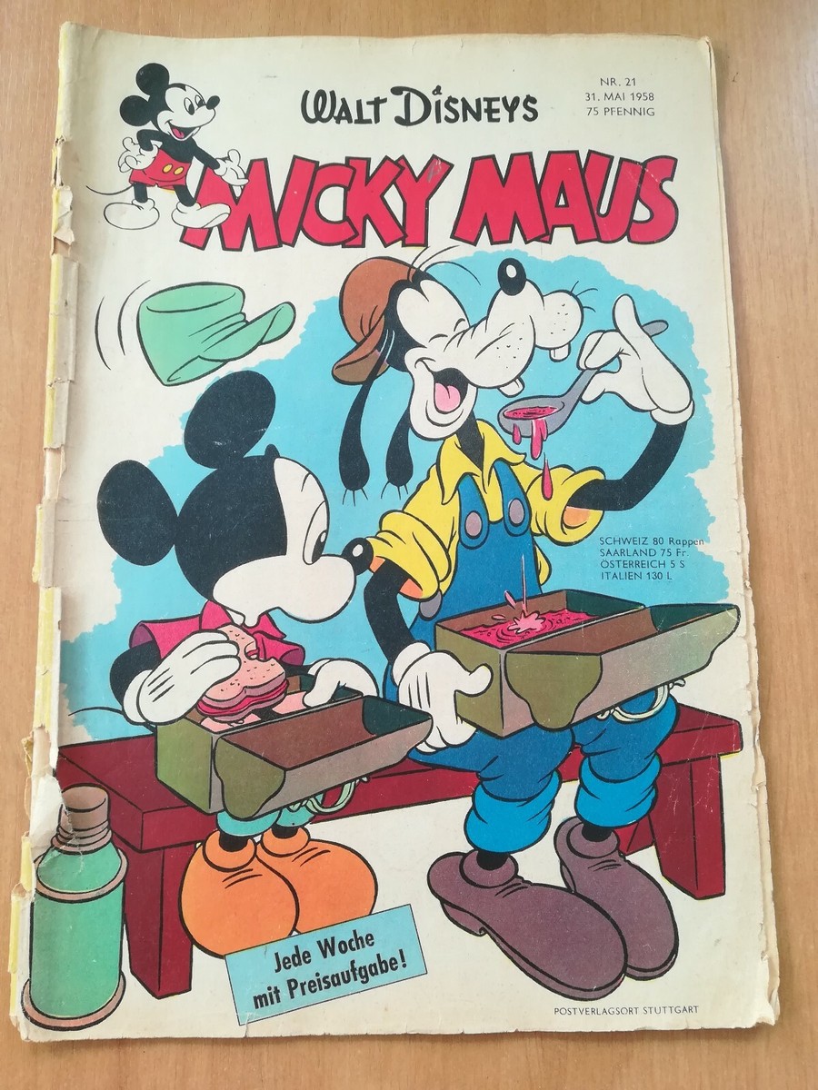 MICKEY MAUS HEFT 21 / 1958 / ORGINAL HEFT / Z 3 | eBay