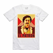 BRAND NEW Streetwear on Demand PABLO EL PATRON WHITE Tee Shirt SMALL-3XLARGE