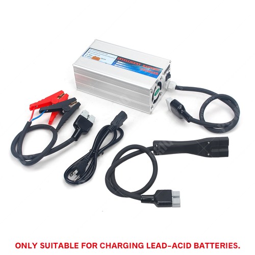 36 Volt 20 Amp Golf Cart Battery Charger LED with Triangle Plug for EzGo RXV TXT - Picture 8 of 17