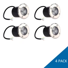 Well Lights 3000K 6500K In-Ground Pathway Uplight Outside Concrete Recessed