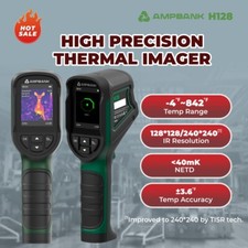 AmpBank Handheld Thermal Imaging Camera IR Infrared Thermometer Image 240*240
