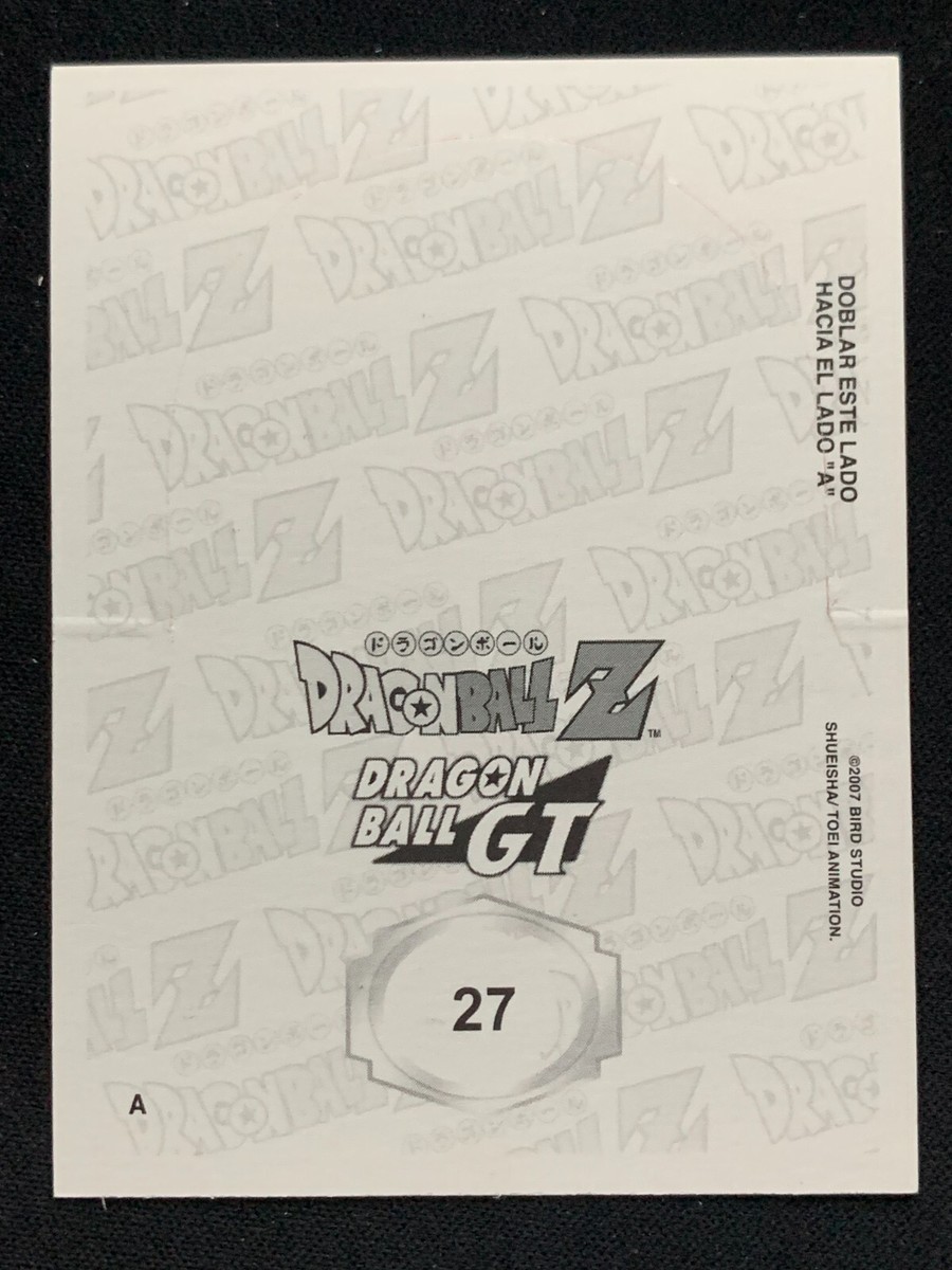 2007 CARD DRAGON BALL GT #27 OLD PAN Buildable ARGENTINA Edition