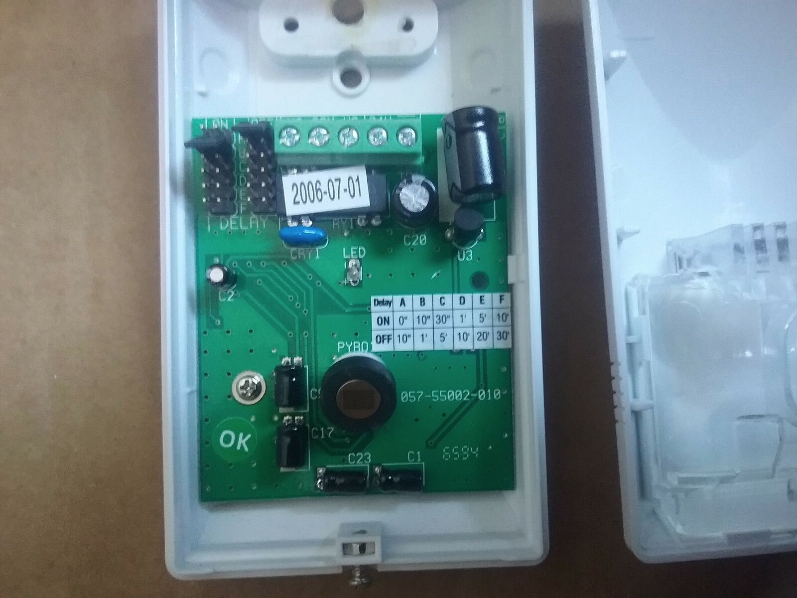 REGIN Motion Detector for Automatic Room Control 24 V AC/DC 15m, 110