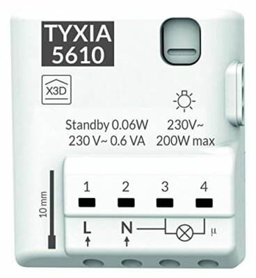 Delta Dore Tyxia 5610 230 V Récepteur Nano Module - Blanc (6351400) for