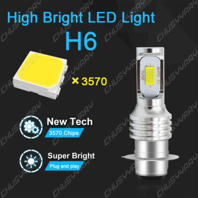 4-Piece H6M LED Headlight Bulbs For Yamaha Raptor 700 / 700R (2006-2018) – 2 Ice Blue + 2 White