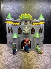 Nintendo Bowsers Castle Mario Deluxe Bowsers Castle Playset With 3 Figures