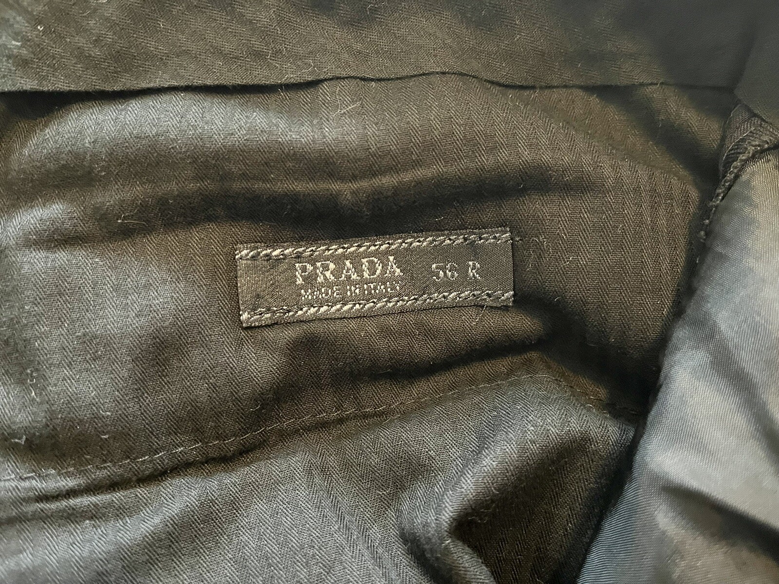 Prada Dark Blue Lightweight Wool Pants 36 29 Mod … - image 7