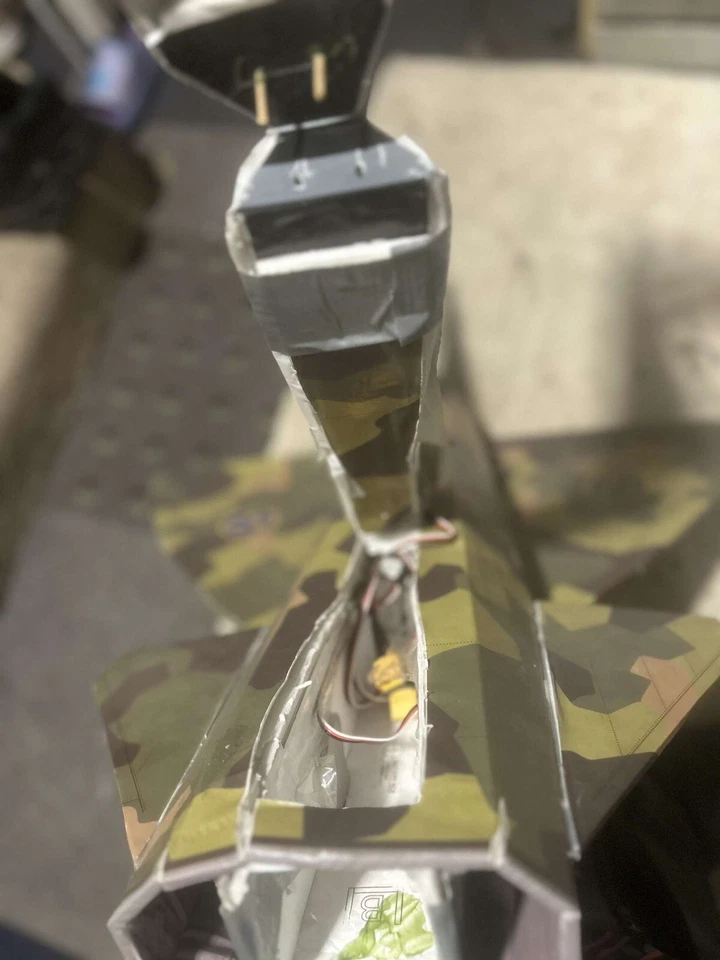 FliteTest Viggen EDF Jet – 80mm EDF, Camo, Pro-Built, Both Servos Installed - Image 4 of 4