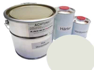 1,75 Liter Set 2K Autolack DDR Alabasterweiß Glänzend Lackpoint Simson Trabant