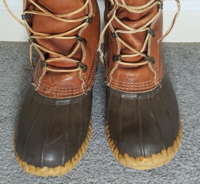 LL Bean Boots Six Eye Thinsulate / Gortex Lined Size 8 M (GM code