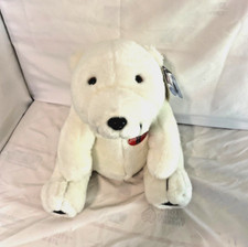 Vintage Coca Cola Plush Polar Bear Stuffed Animal 1993