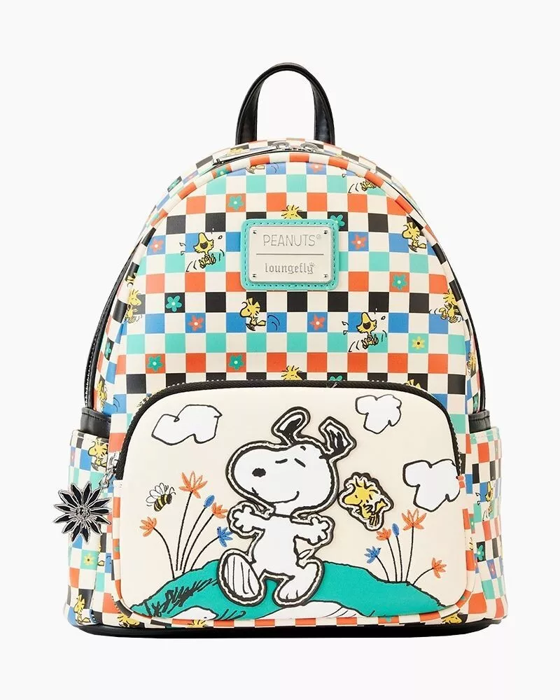 Peanuts Snoopy Sunset Mini Backpack by Loungefly Keychain New