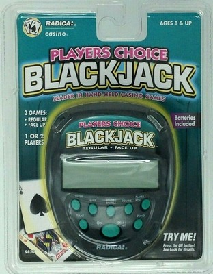 Radica Blackjack Handheld Player's Choice Electronic Game 1997 New in Package 
