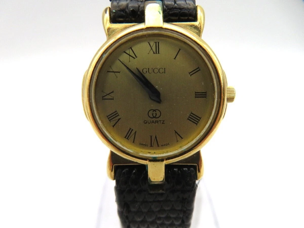 [Exc+4] Montre Gucci 3400FL Analogique Quartz Femme Femme Vintage Occasion Fonctionne