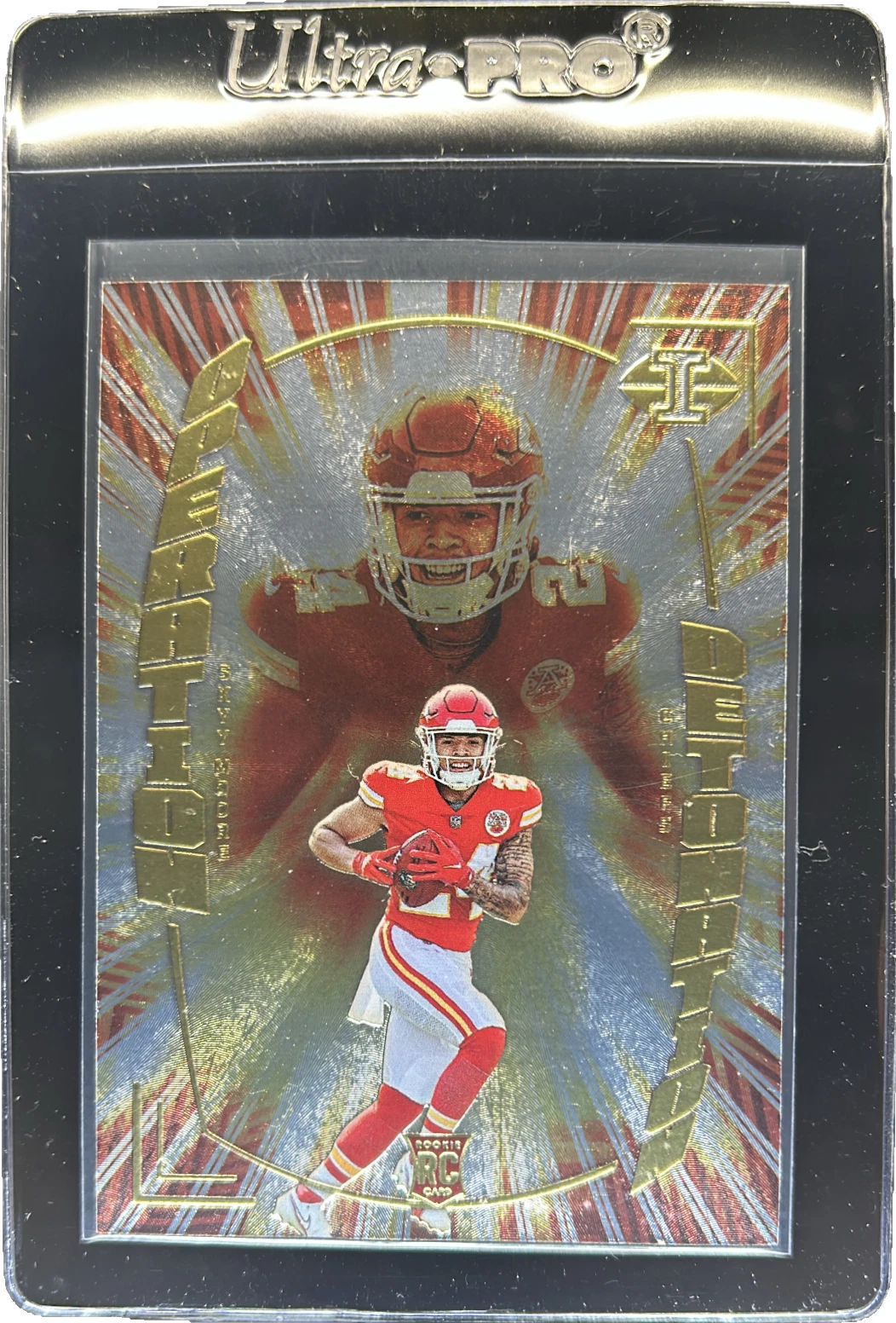 2022 Panini Illusions Skyy Moore Operation Detonation Rookie RC #OD-30 Chiefs