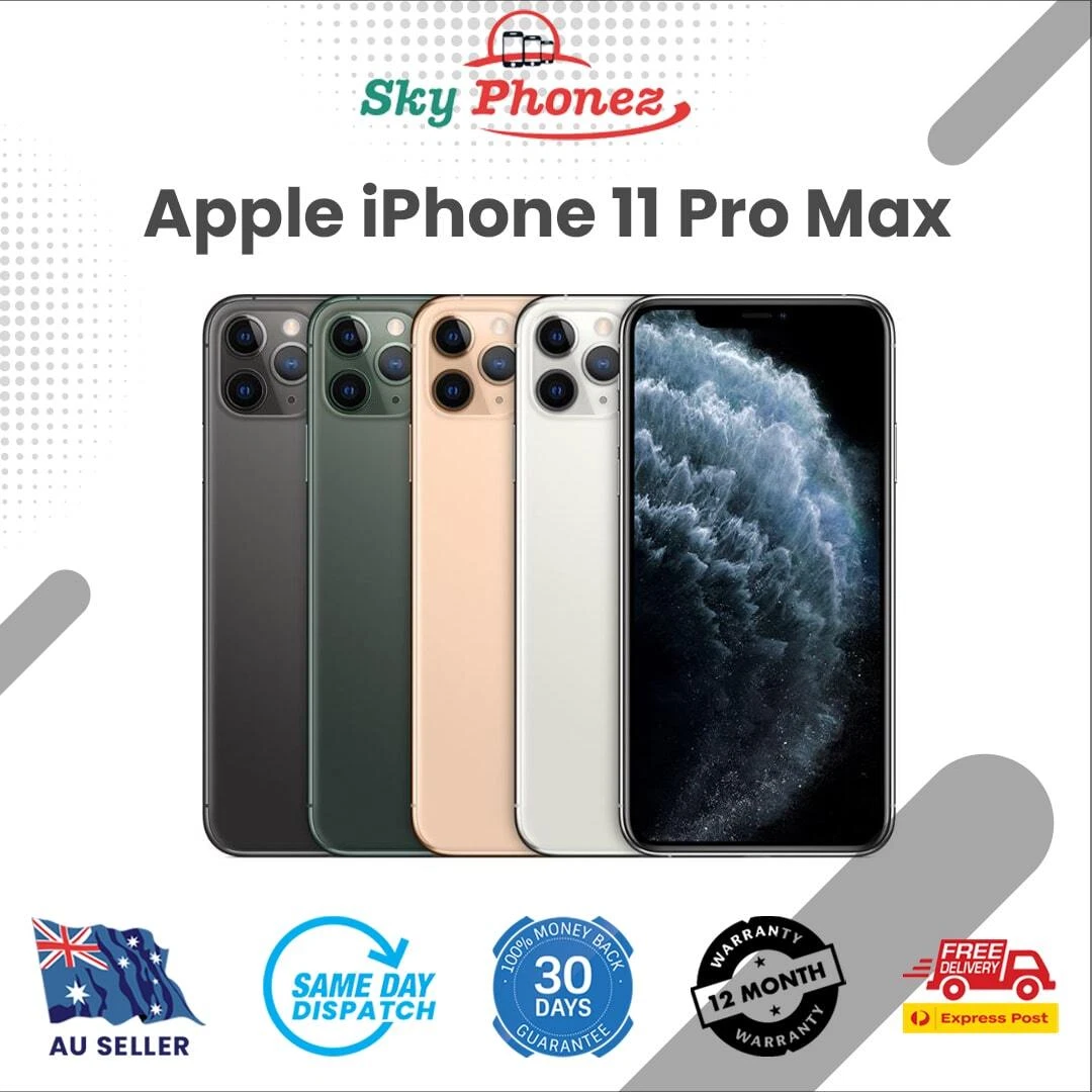 Apple iPhone 11 Pro Max 4G - 64GB 256GB 512GB - Unlocked - AU SELLER