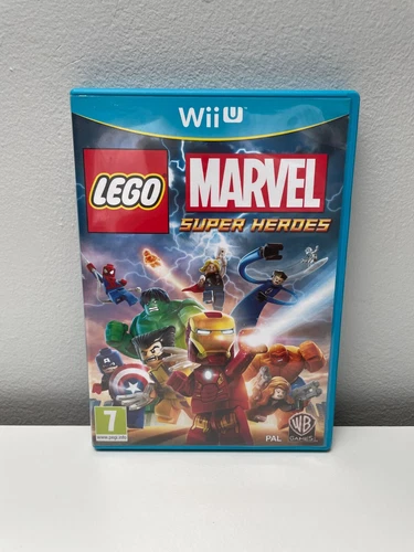 Lego Marvel Super Heroes Complete VGC Nintendo Wii U Tested Free Postage 