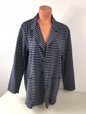 J Jill Stripe Jacket Womens XL