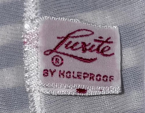 GORGEOUS Vintage 1950's LUXITE by HOLEPROOF High Dome Wide Dbl Gusset Panties 6 - Picture 5 of 6