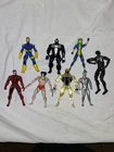 Lot of 8 Vintage 90s Marvel Toy Biz X-men Action Figures