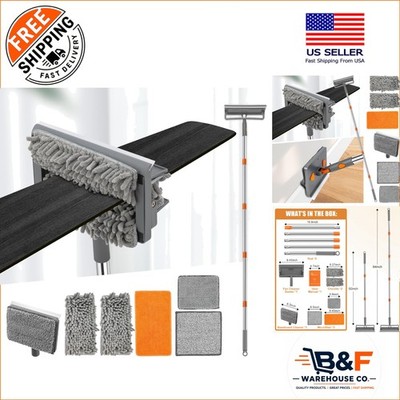 84-Inch Ceiling Fan Cleaner Duster & Baseboard Tool - Multi-Surface Dusting Kit