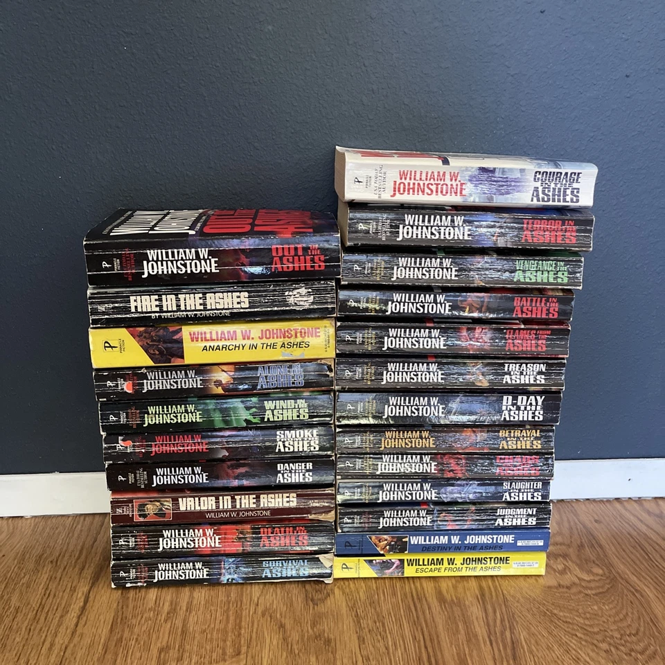 William W. Johnstone Lot 23 ASHES Series 1 2 3🥚5 6 7 8 9🥚11 12🥚14—24 32 34 - Image 3 of 4