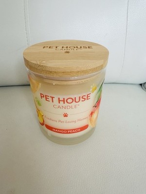 NEW Pet House Mango Peach Fur All Pet House Plant-Based Wax Candle, 9-oz jar