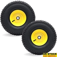 15X6 Front Tire Wheel Assembly Turf Tread Compatible John Deere Mowers New