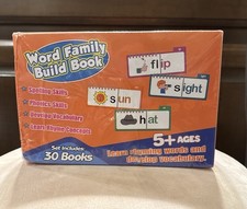 NEW Word Family Build Book 30 Books Ages 5 Rhyming Words Vocabulary  Spelling