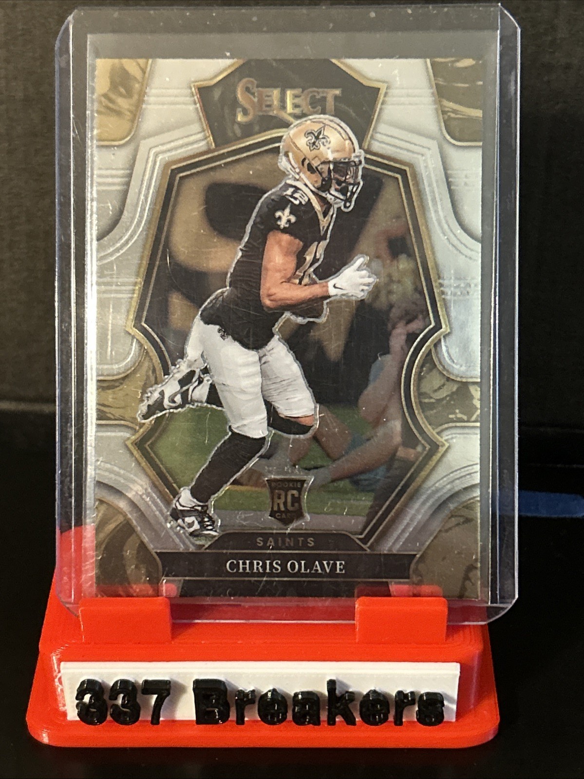 Chris Olave 2022 Panini Select 170 Football Rookie New Orleans Saints RC