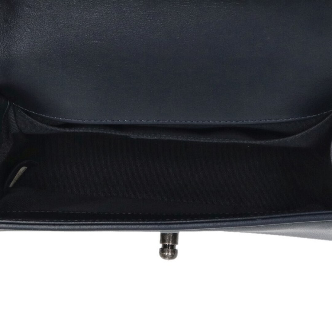 CHANEL Boy 20 Argyle Patchwork Chain Leather Shou… - image 4