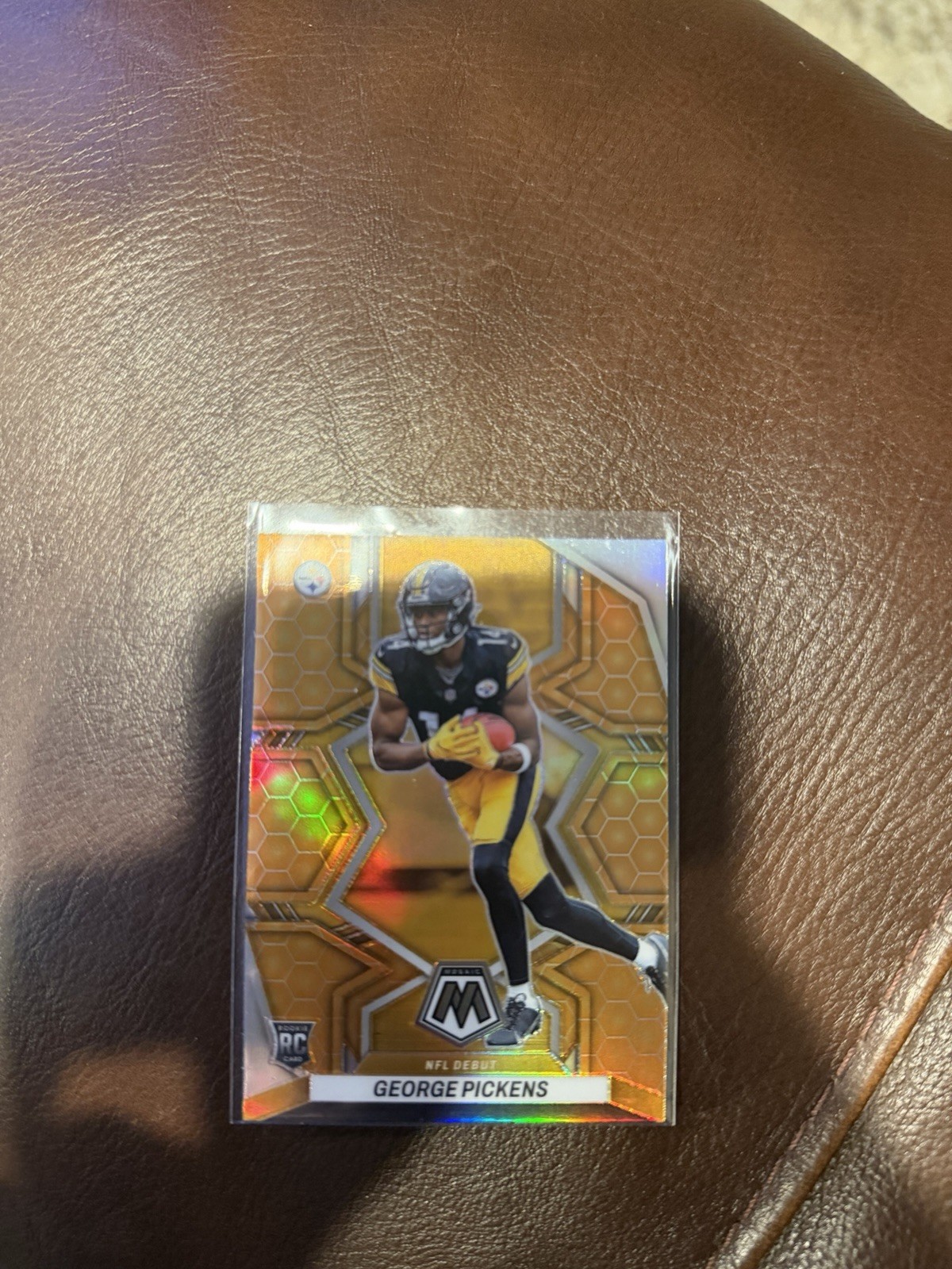 2022 Panini Mosaic - Rookies George Pickens #282 Honeycomb Prizm (RC) Debut