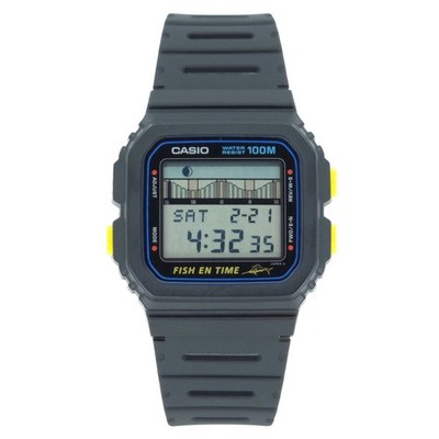 NOS CASIO FT-100W FISH EN TIME VINTAGE DIGITAL JAPAN 1989