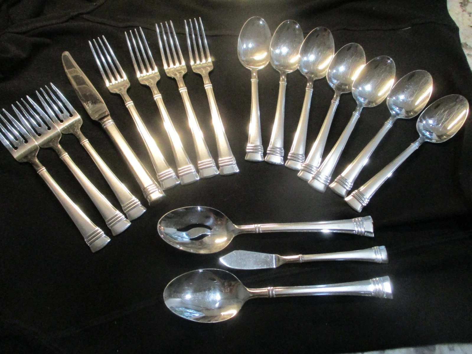 Lot of 18 Serving Wallace ZENITH FROST Stainless 18/10 INDONESIA Flatware