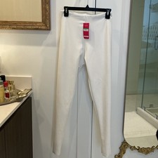 Commando Faux Leather Leggings White Large NWT