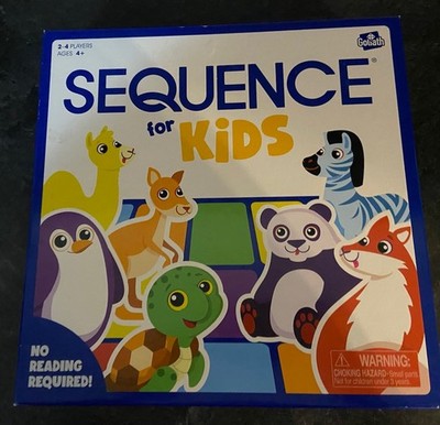 Goliath Sequence for Kids Award Winning  Board Game   No Reading Required