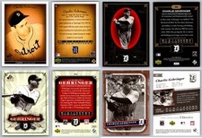 Charlie Gehringer 4 Card Lot - HOF - Detroit Tigers