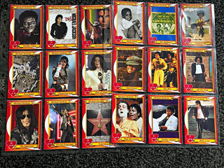 XAM Michael Jackson The King of Pop Non Sport Trading Cards 18 Card Lot 2009