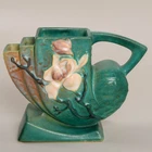 Flower Arranger "Magnolia~Green" 182-5 Roseville Pottery circa 1943