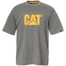 Caterpillar CAT Trademark Logo heather cotton short-sleeve T-Shirt #1510305