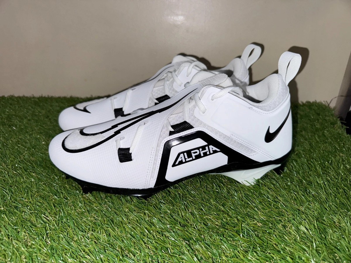 Nike Jordan Alpha Menace Pro 3 SMU P Football Cleats Shoes DH3368 100 Mens 12.5 Nike Alpha Menace Pro 3 White Black for Sale | Authenticity  main image 2