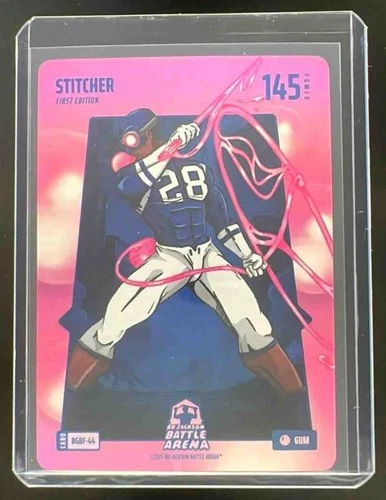 2024 Bo Jackson Battle Arena Stitcher Bubblegum Battlefoil 140 Power #BGBF44 Gum